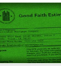 What is a Good Faith Estimate For a Mortgage?